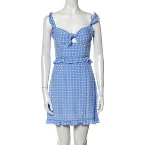 FOR LOVE & LEMONS Printed Mini Heart Dress